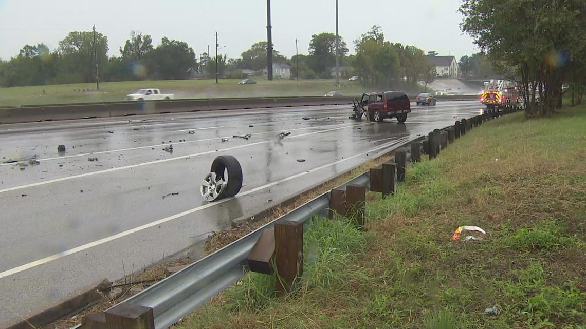 Lalu lintas Houston: Jalur selatan I-45 ditutup karena kecelakaan maut