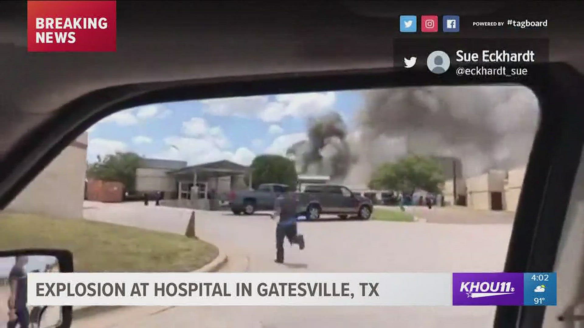 Explosion reported at Central Texas hospital