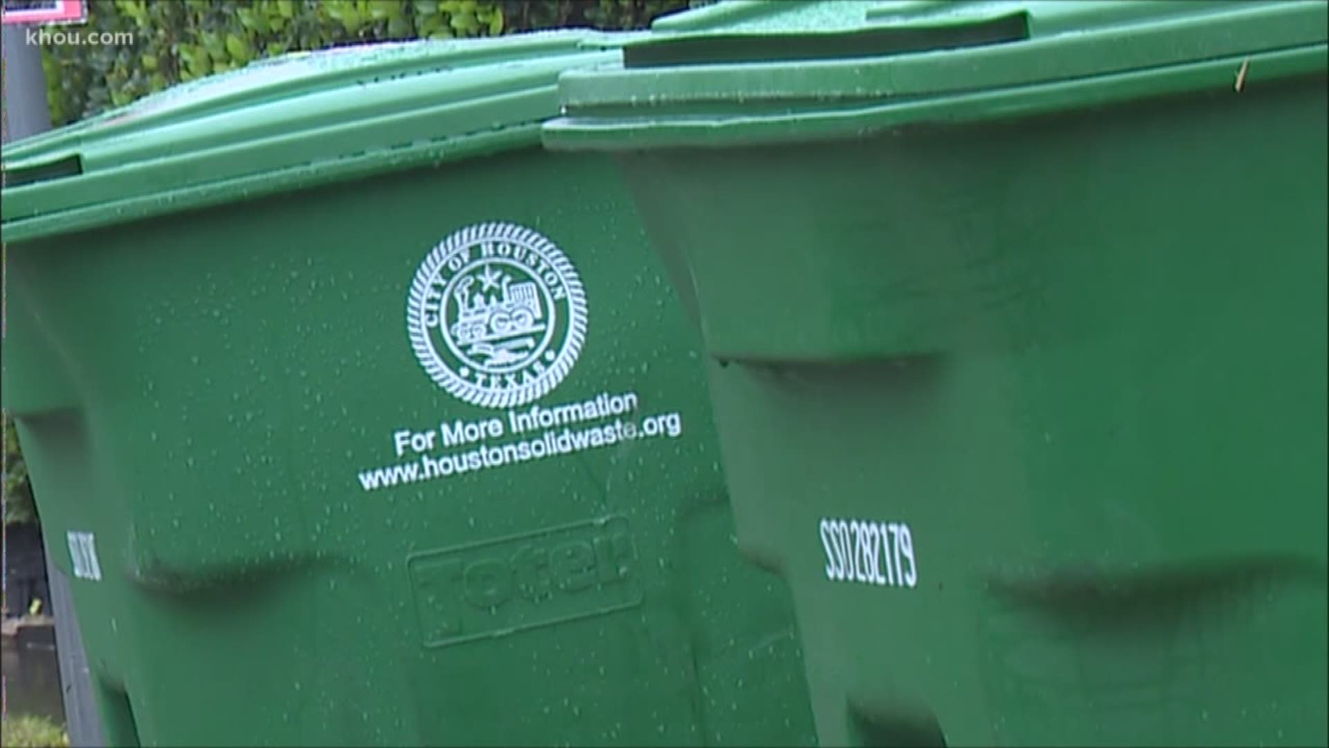 Some Houston residents have made numerous 311 calls and claim recycling bins are left untouched for days.