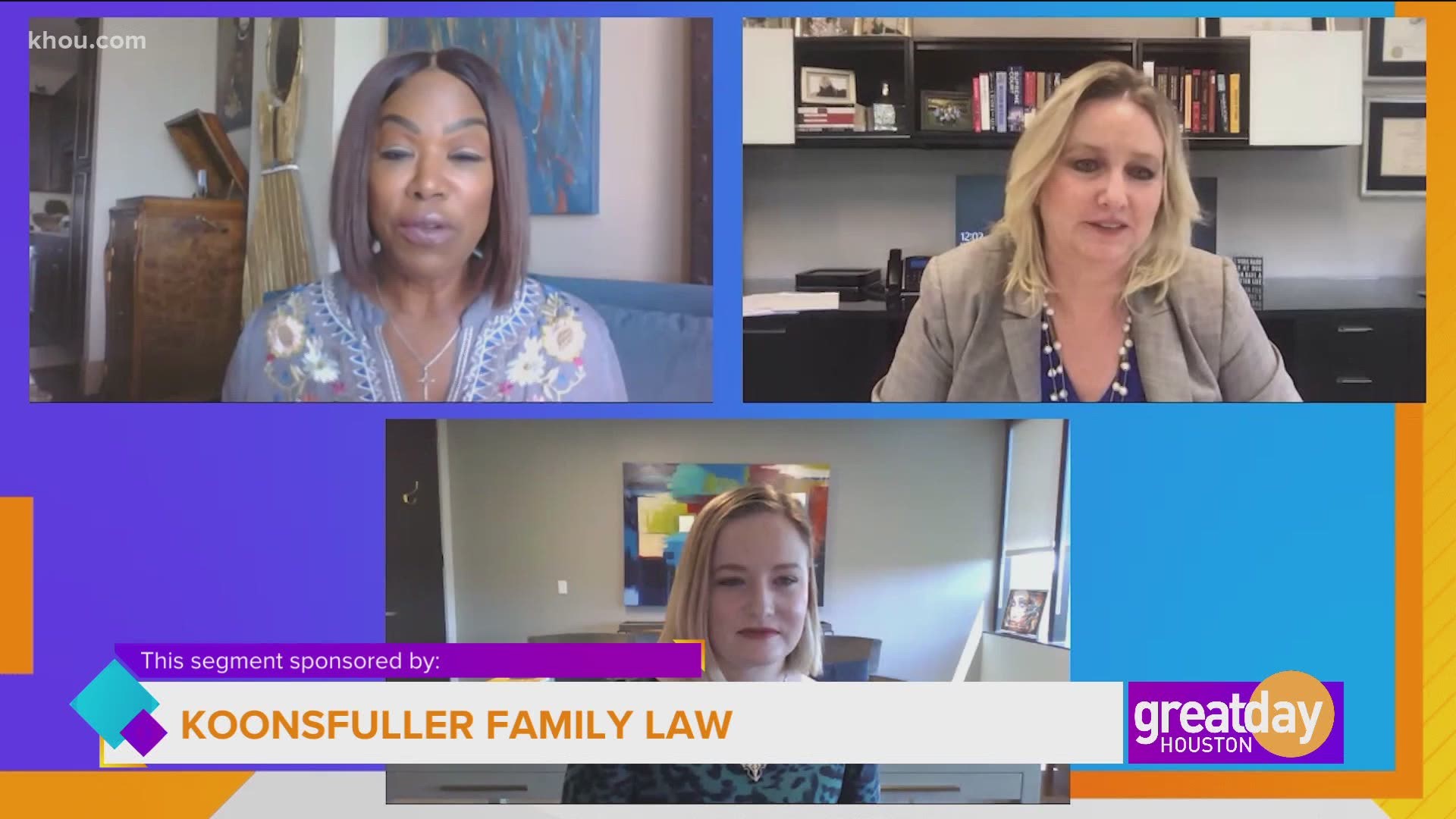 Attorneys Sherri Evans and Taylor Toombs Imel with Koonsfuller Family Law discuss divorce proceedings during a pandemic.