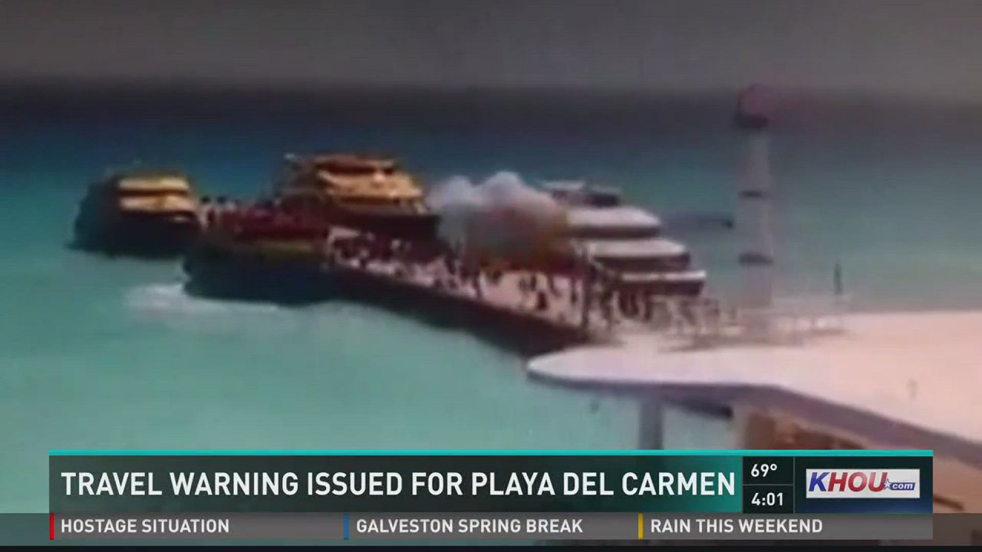 The U.S. state department issued a travel warning about one of Mexico's most beautiful beach resorts.