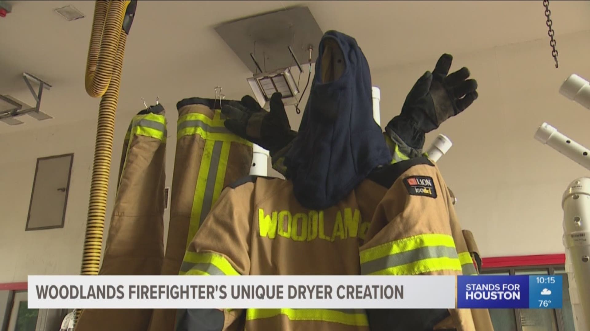 Woodlands firefighter's homemade gear dryer saves department thousands
