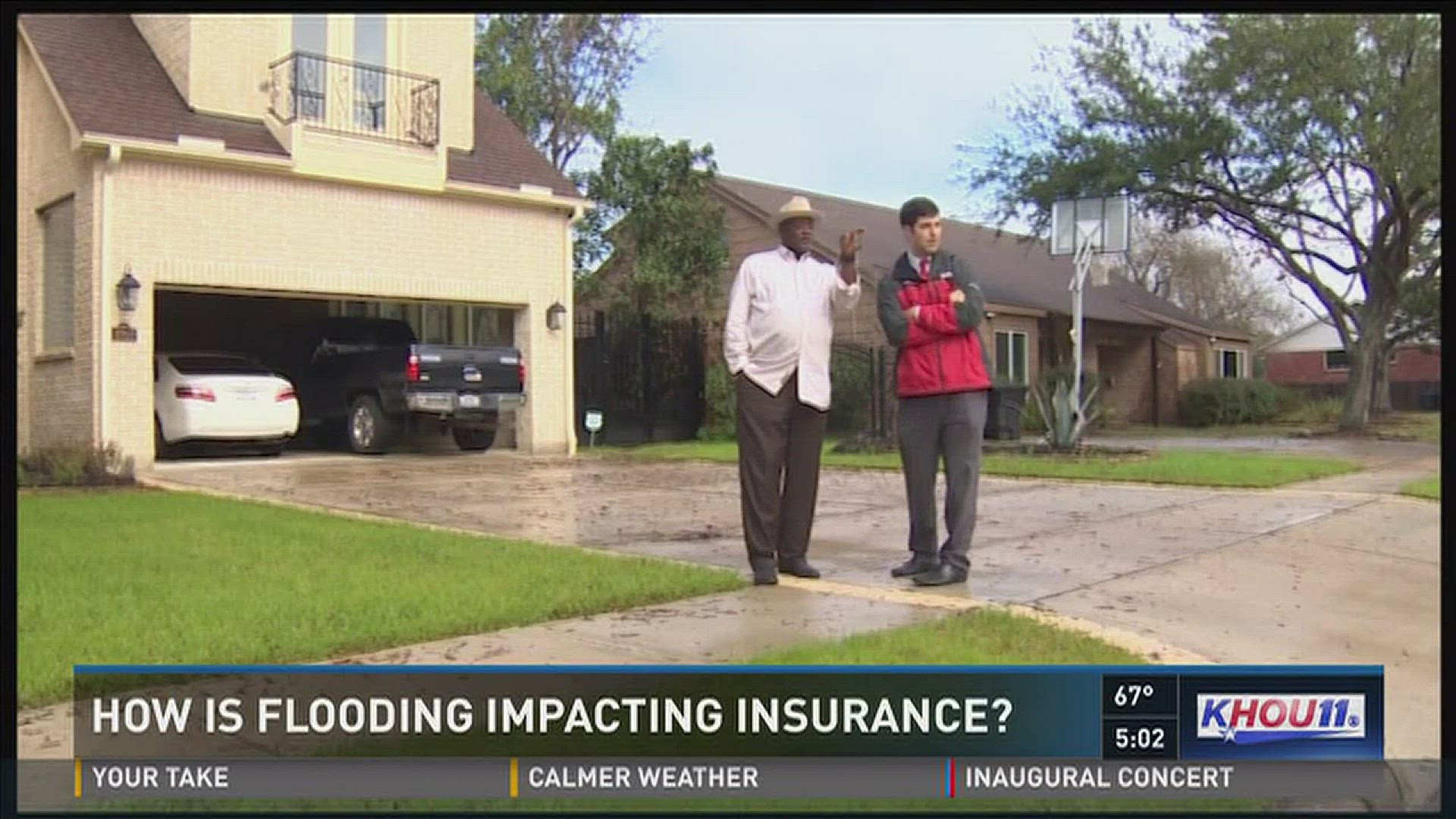 KHOU's Adam Bennett looks at how insurance premiums are impacting Houston homeowners dealing with flooding yet again.