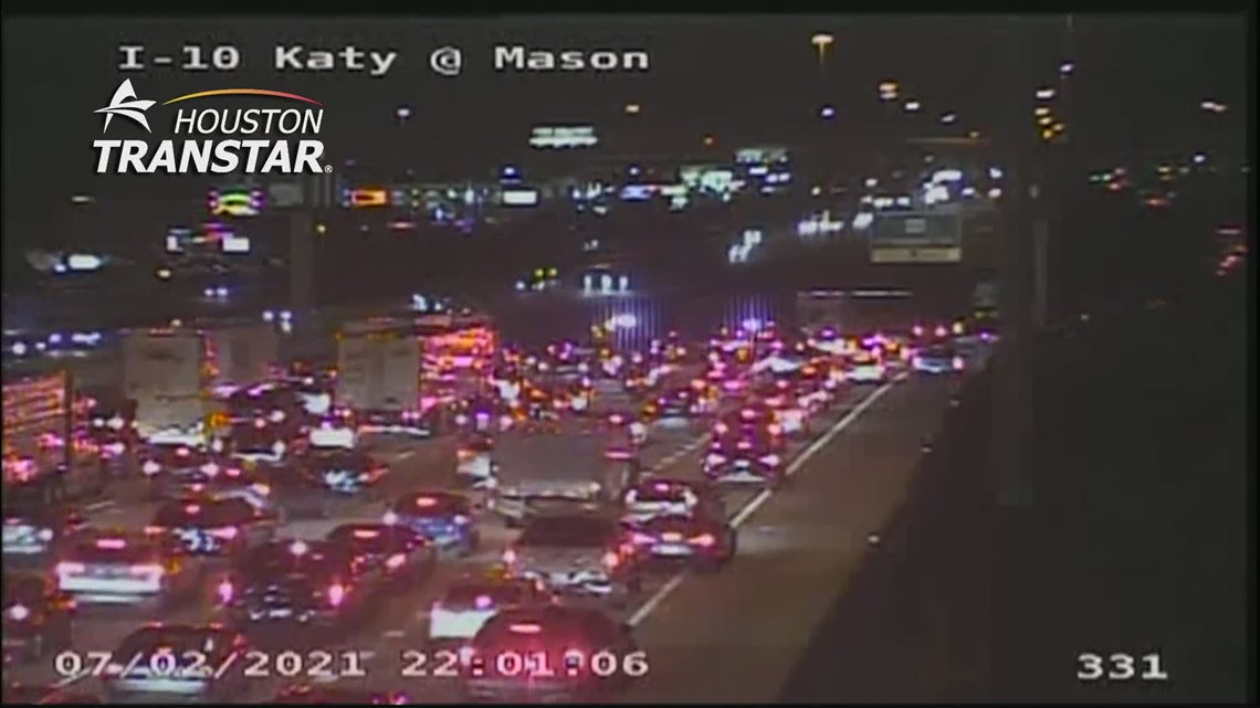 1 dead in crash on Katy Freeway, all westbound lanes at Mason Road ...