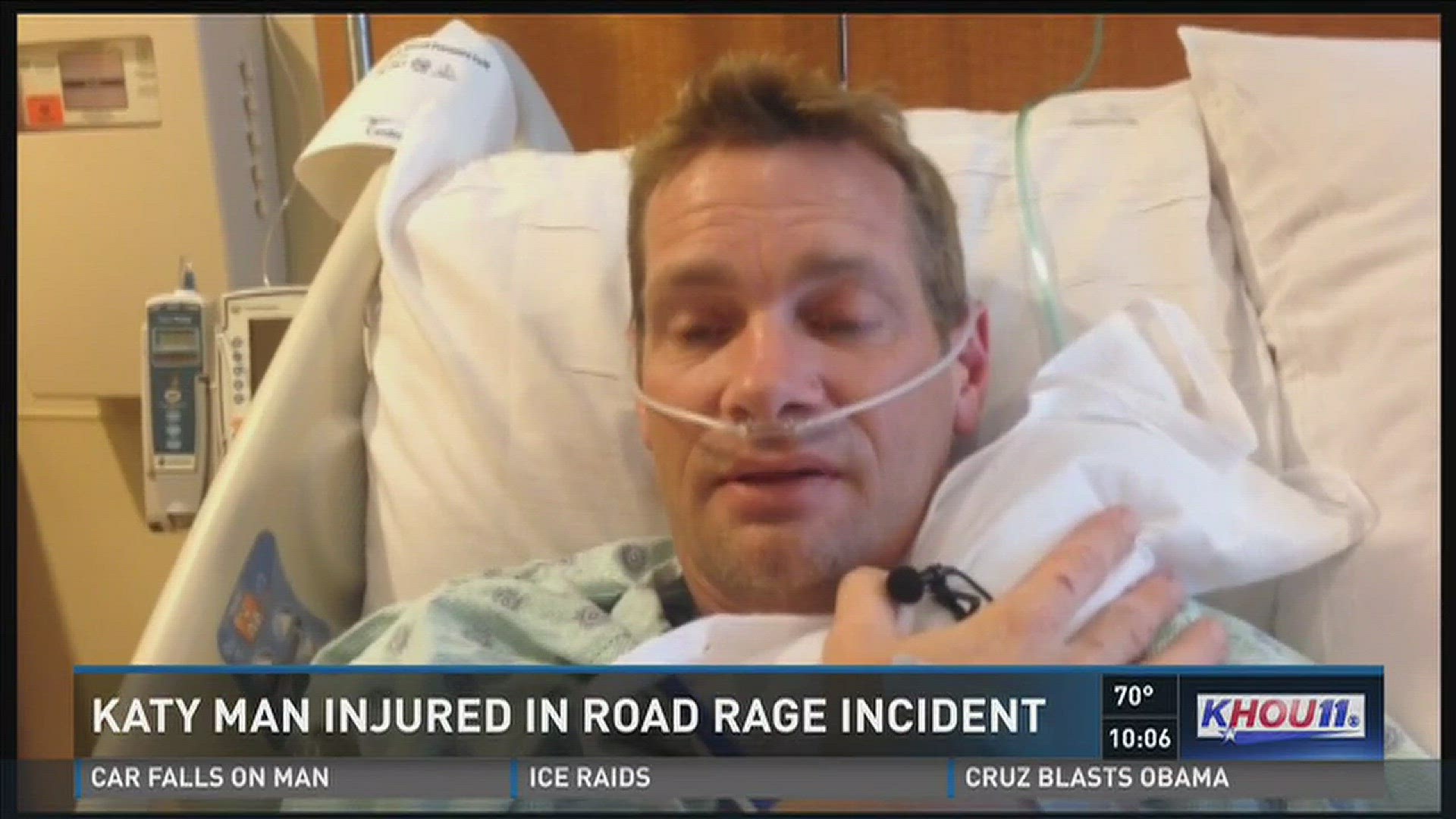 Man hospitalized in hit and run after road rage incident | khou.com