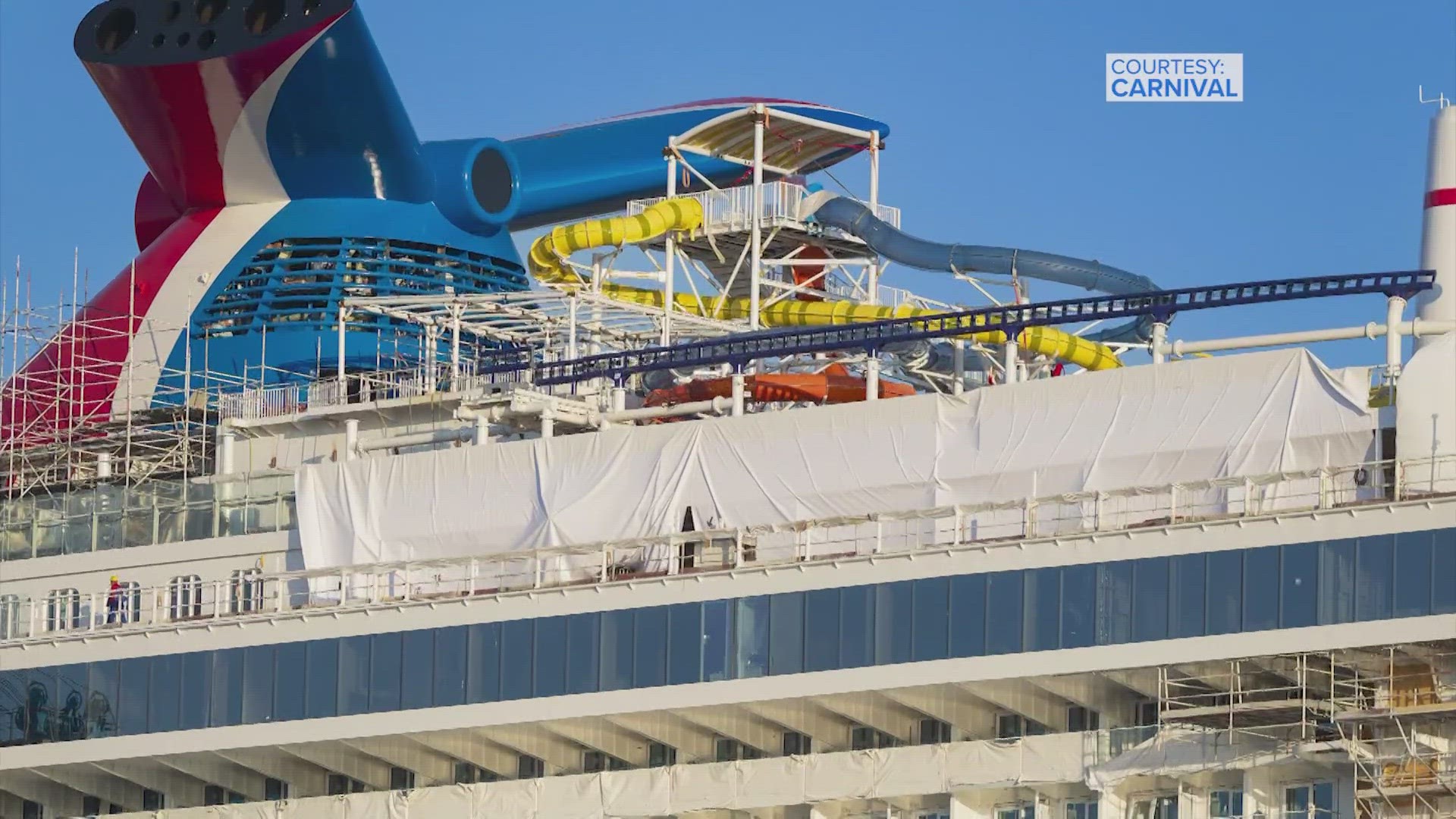 Photos: Carnival cruise ship will have first onboard roller coaster
