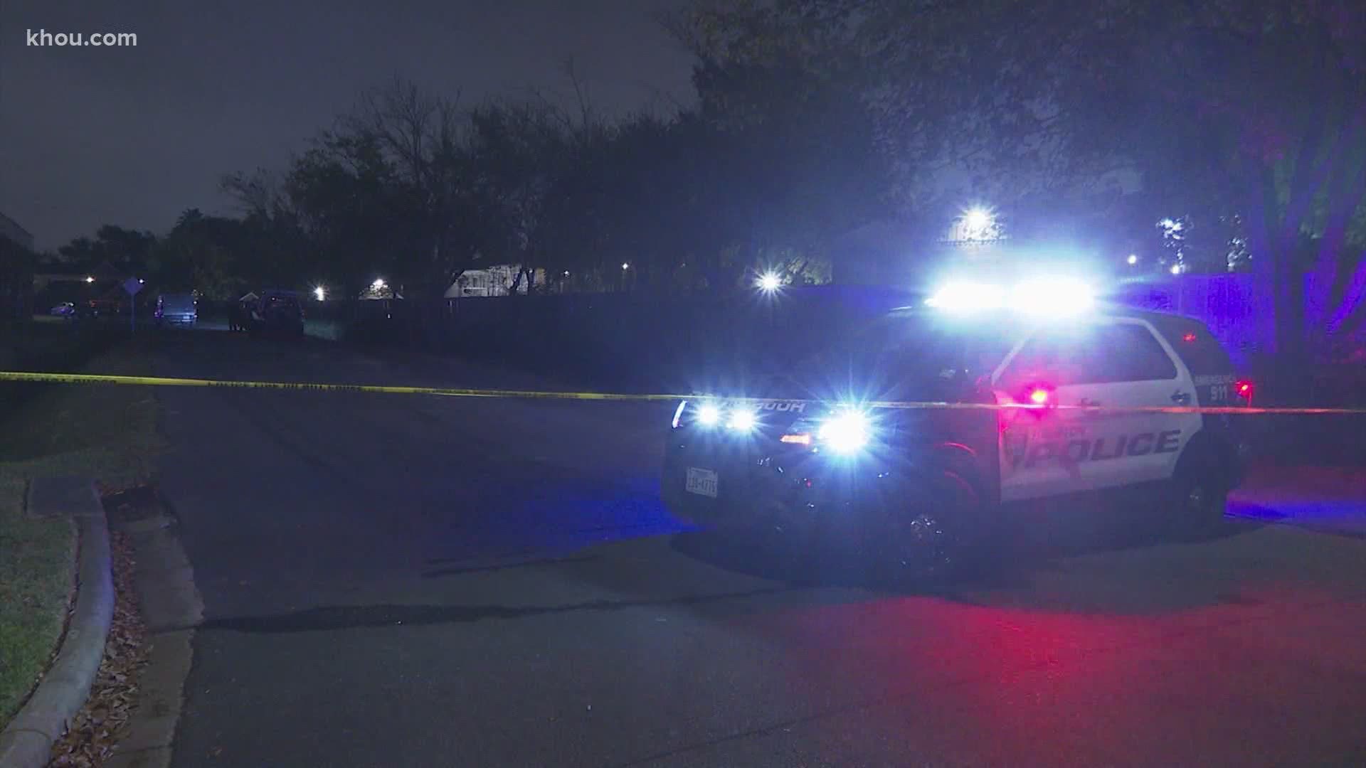 Houston police are investigating the death of a woman found shot multiple times after her body was found on a road late Friday.