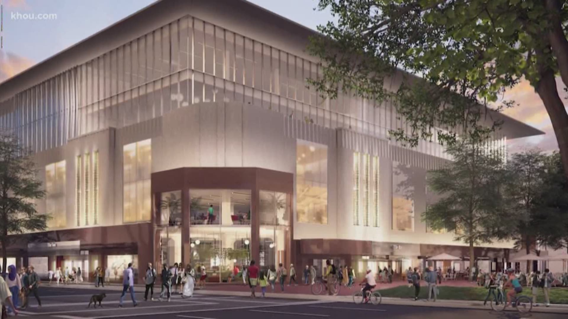 Rice University says the transformation begins in May. The old Sears building in midtown will become a space for startup companies in a collaborative innovation district.