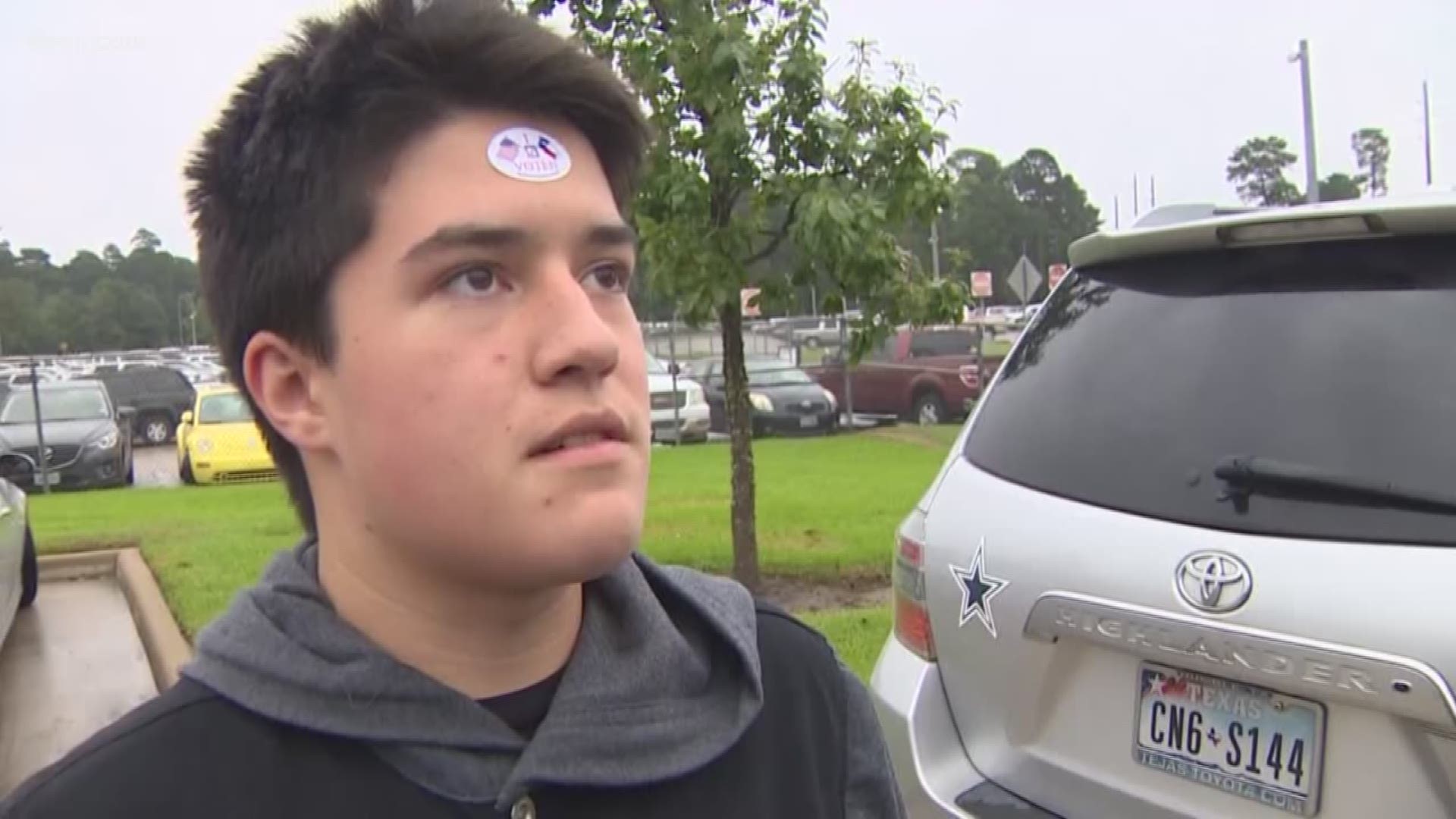 Younger voters are showing up at the ballot box for these midterm elections. One of the busiest Houston-area polling sites has been in Kingwood.