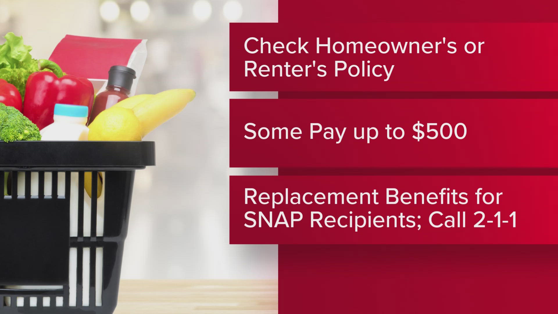 How to get money to replace groceries after power outages | khou.com