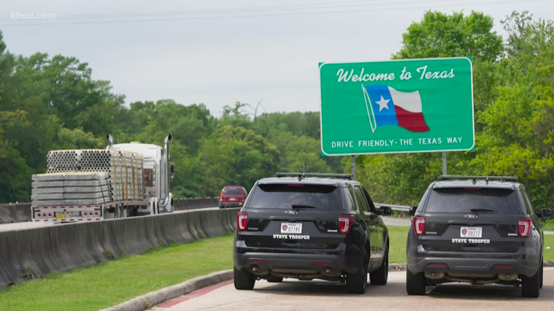 Texas Gov. Greg Abbott says slowing the spread of coronavirus now means restricting all travelers driving or flying from Louisiana.