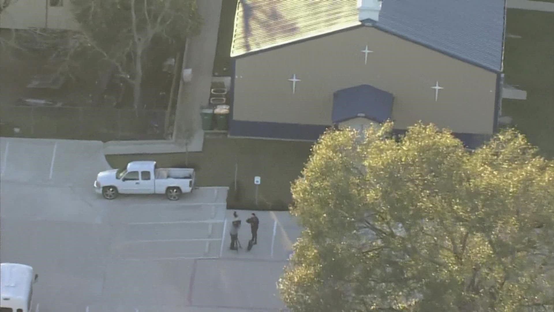 Police think the shooter was targeting a property near the Hopewell Community Church.