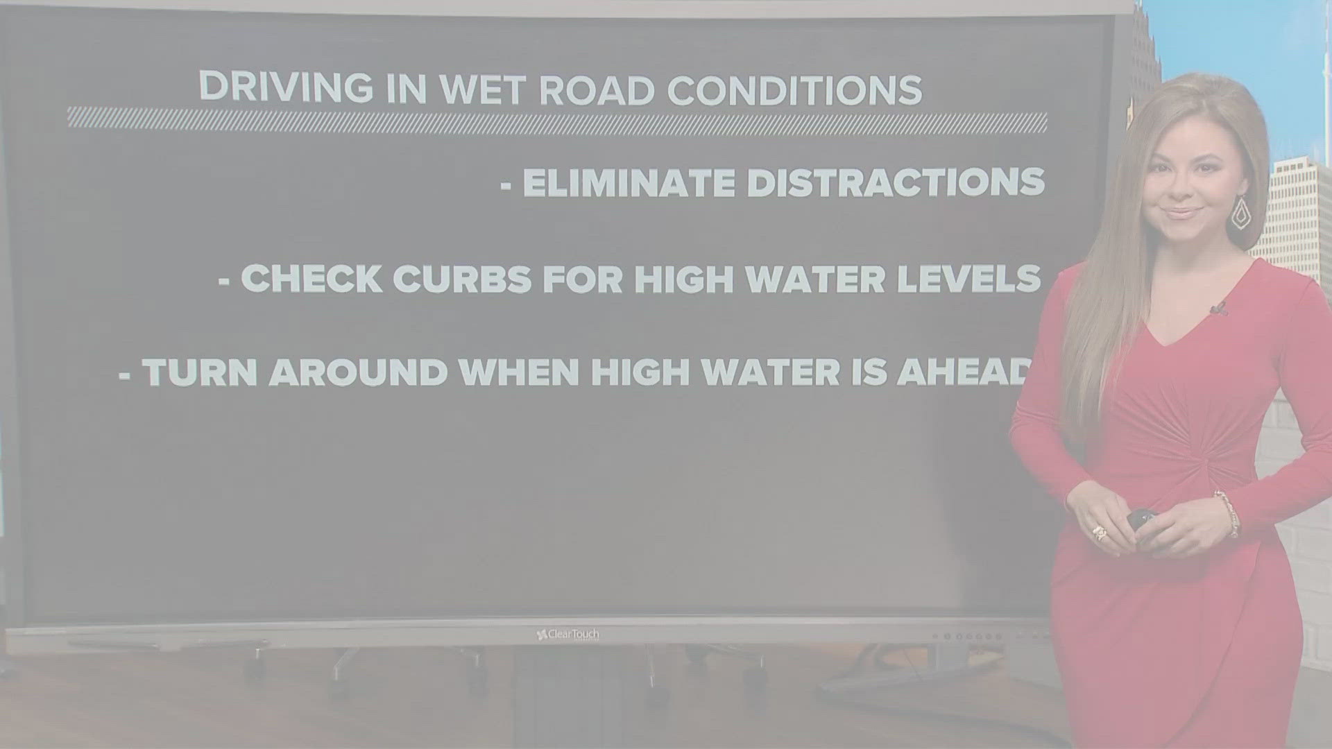 With so much recent rain in the Houston area, here are reminders to keep you safe on wet roads.