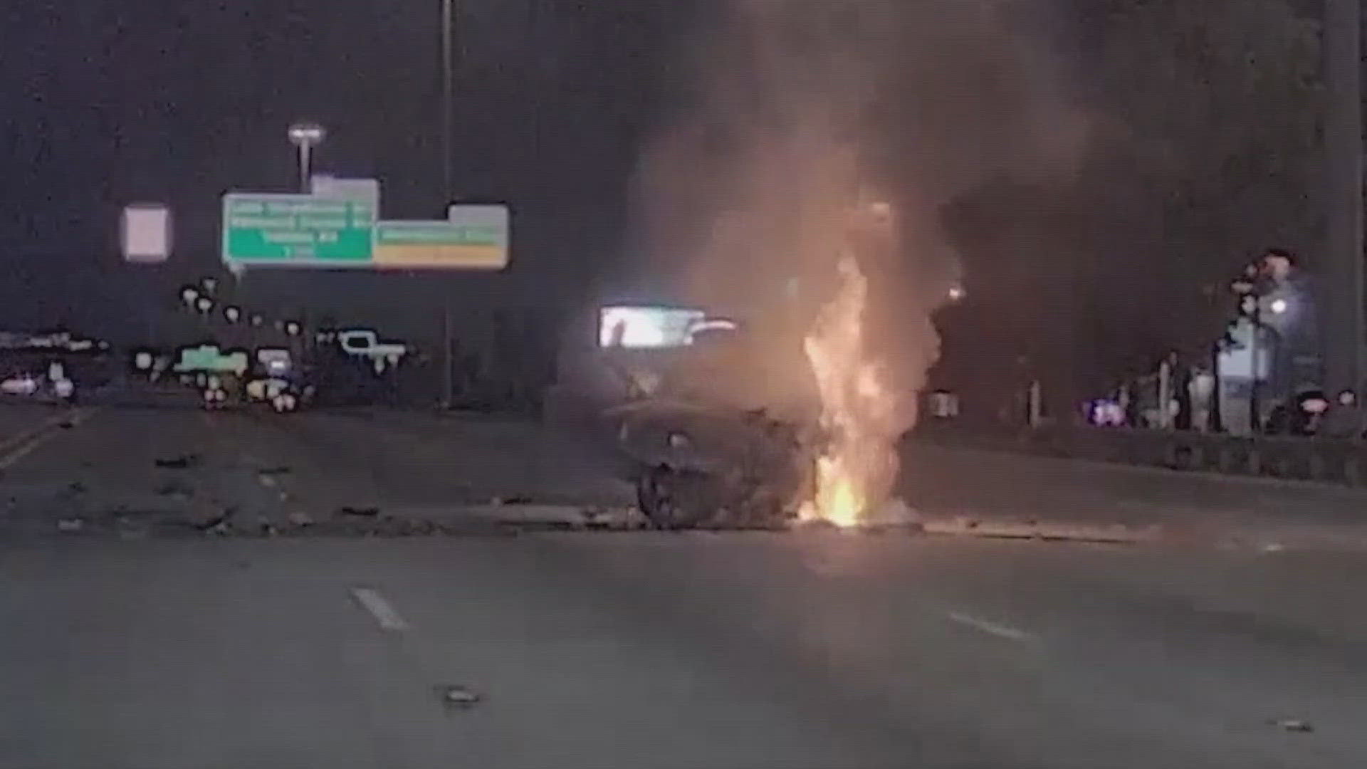 The rescue was caught on camera. The Oak Ridge North police officers didn't hesitate when it came to saving lives.