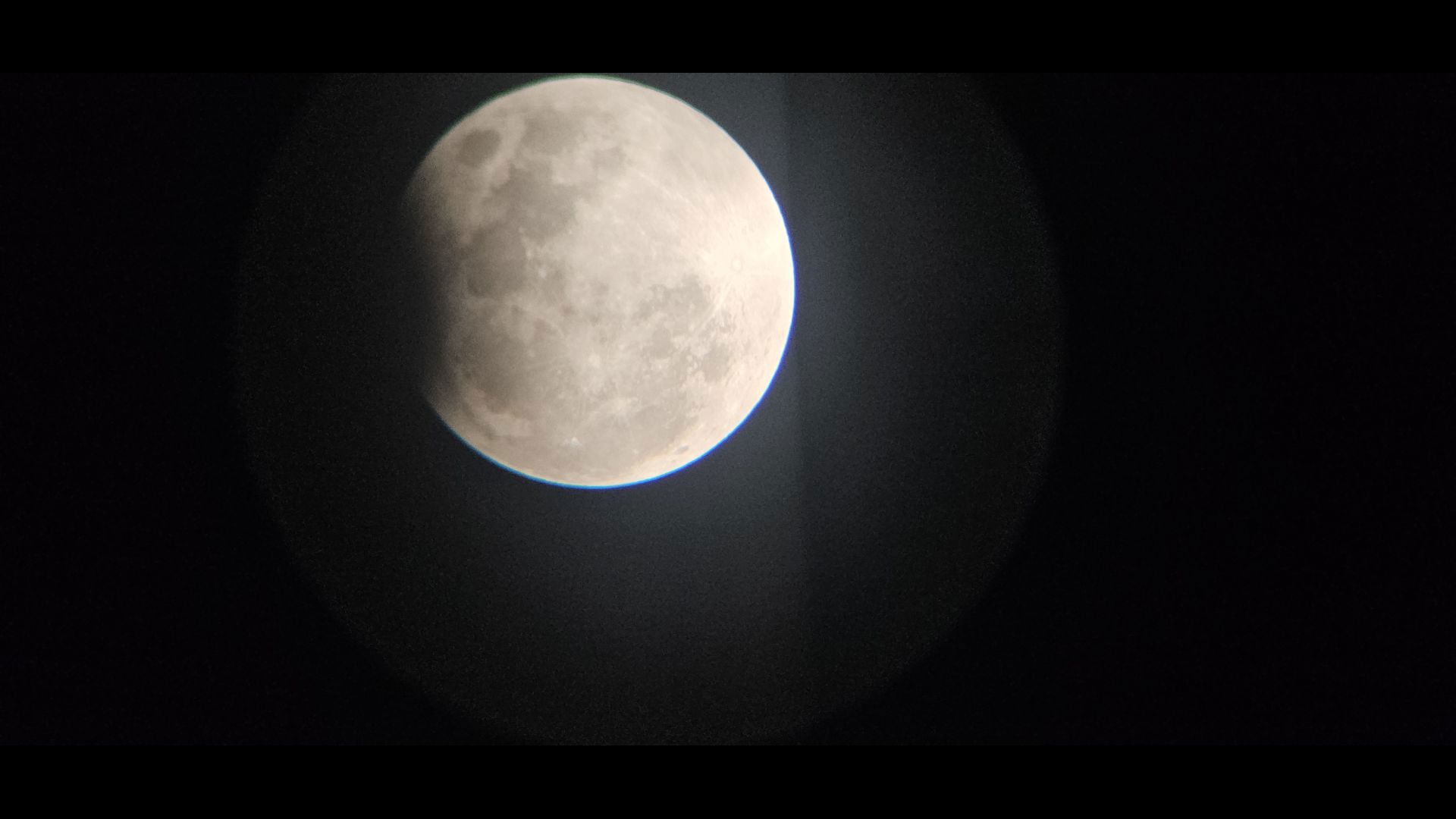 Super full harvest moon, partial lunar eclipse as seen in Houston ...