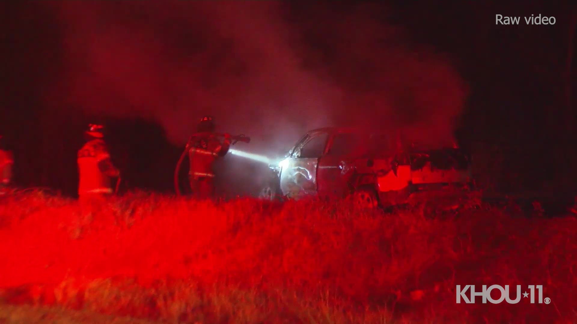 HCSO and Channelview FD responded to reports of an auto Vs Train on Jacinto Port Blvd near Talcott around 12:20 a.m. Wednesday, Dec. 18, 2019.