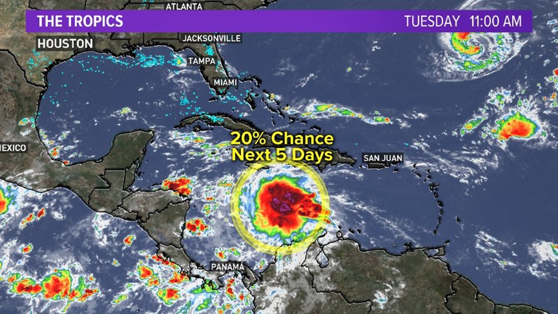 Tropical System In Caribbean Has 20% Chance For Development | Khou.com