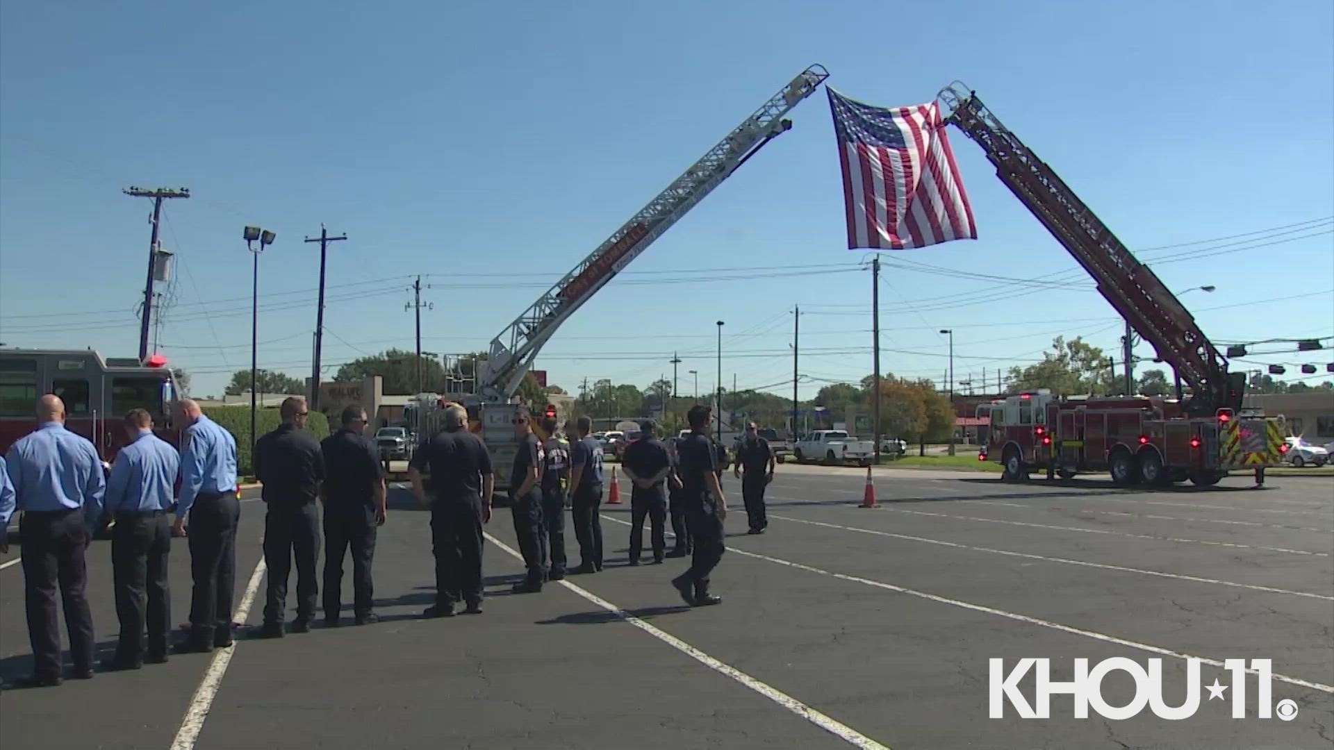 CyFair firefighter Hugo Guevara passed away Saturday after a three-week battle with COVID-19.