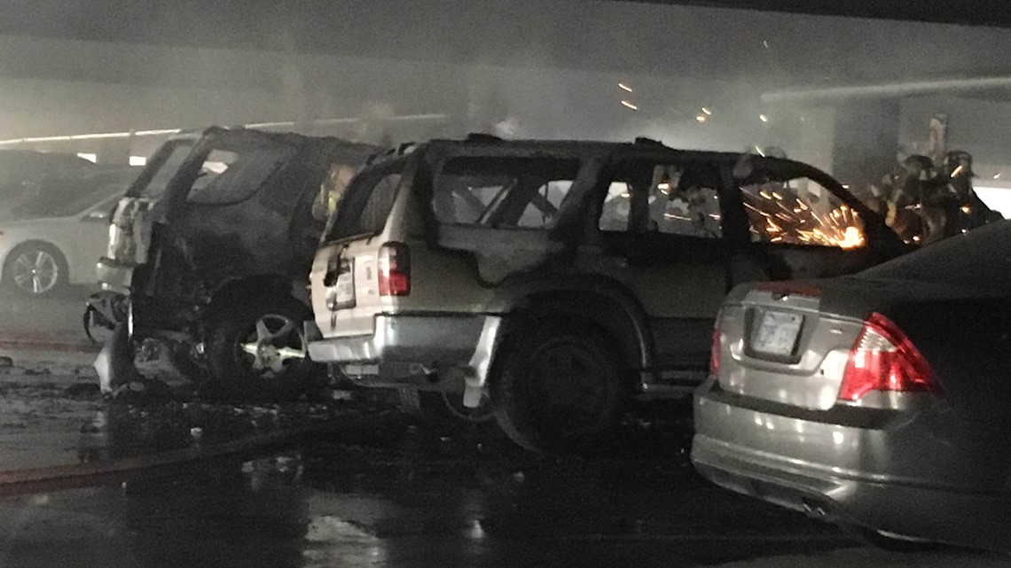 SUV fire alarms residents at Galleria-area apartment building | khou.com