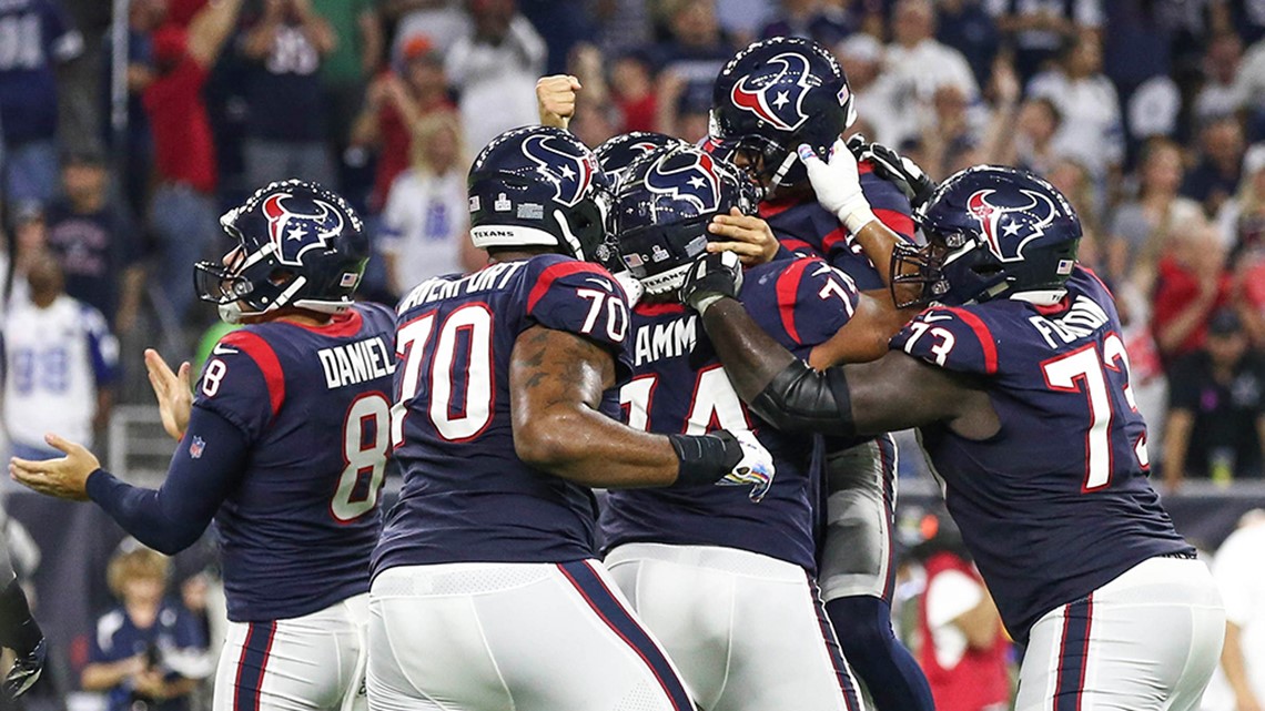 Fairbairn's FG in OT lifts Texans over Cowboys 19-16