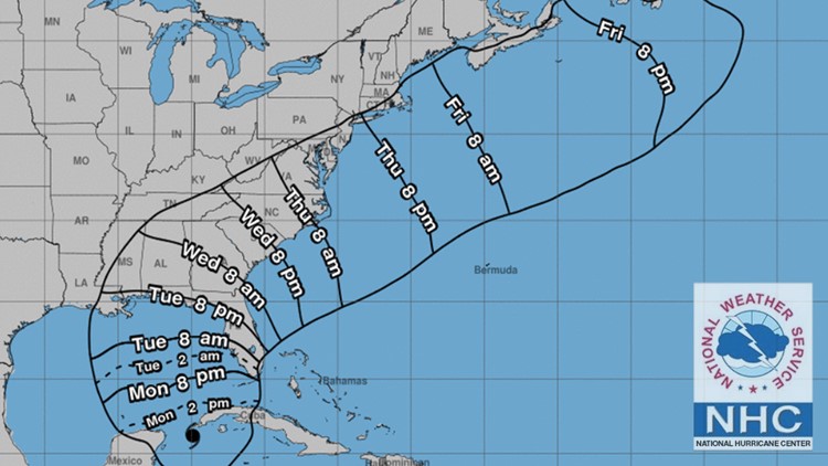 Watches issued for Gulf Coast as Michael strengthens into hurricane
