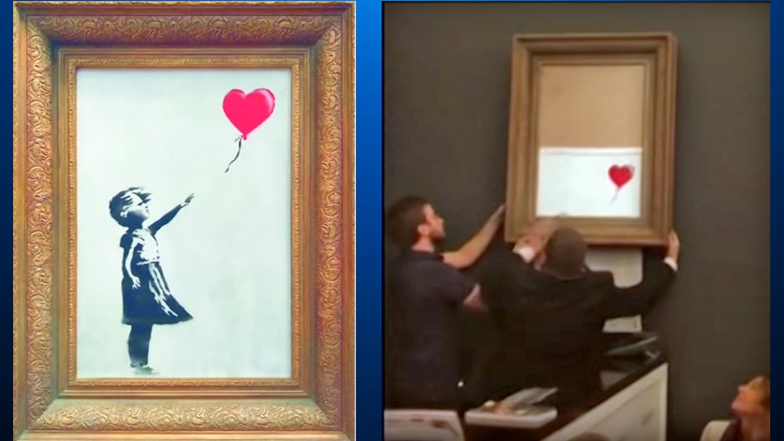 Artist pranks buyers as painting self-destructs through shredder right  after $1.4M sale