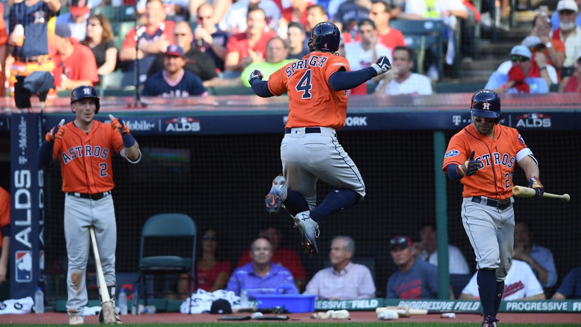 MLB on X: 6 hits, 2 HR & 4 RBI in two games. George Springer's taking  over the #ALDS.  / X