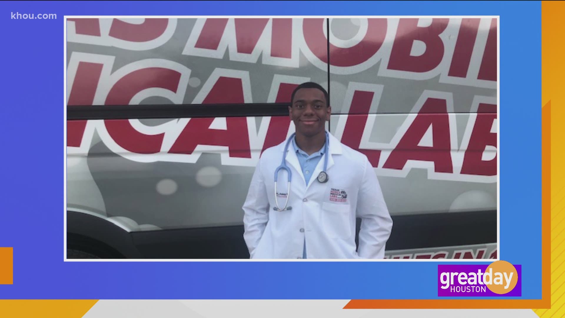 18- year old Taft Foley III opened Texas Mobile Medical Labs, which can run a COVID-19 in 15 minutes.