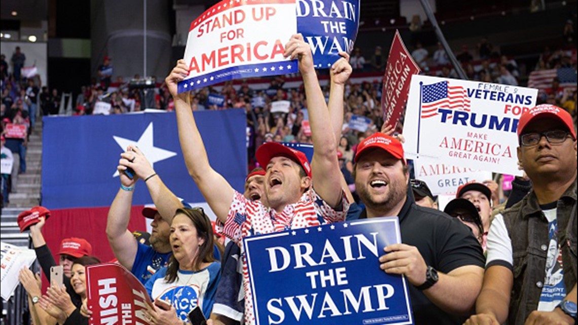 PHOTOS: Trump rallies for Cruz at Toyota Center | khou.com