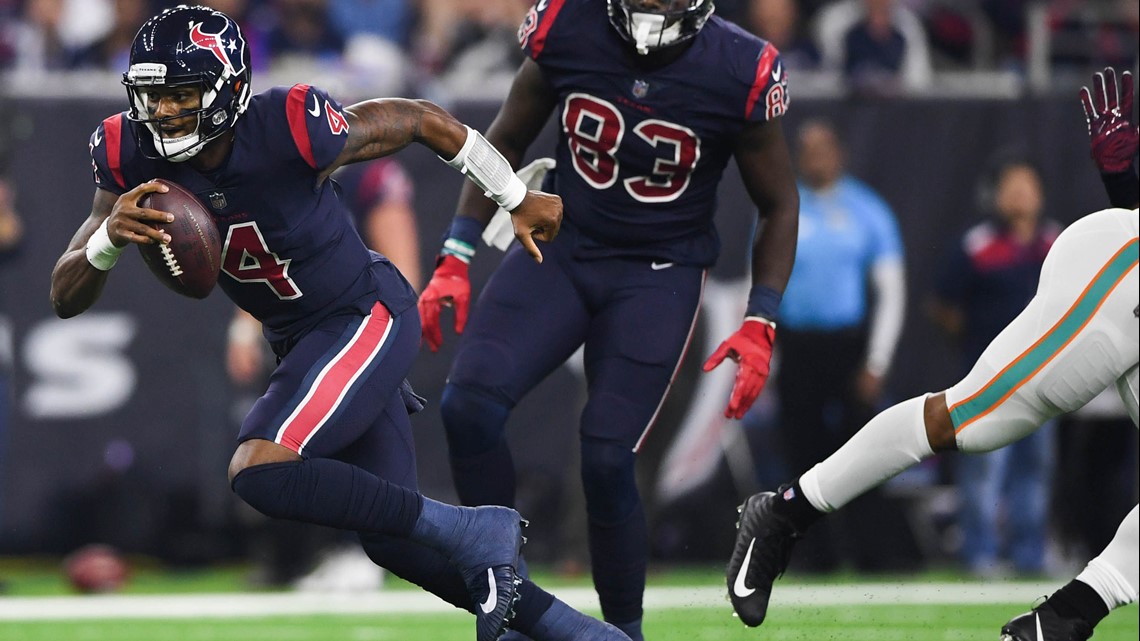 Watson throws 5 TDs as Texans beat Dolphins 42-23