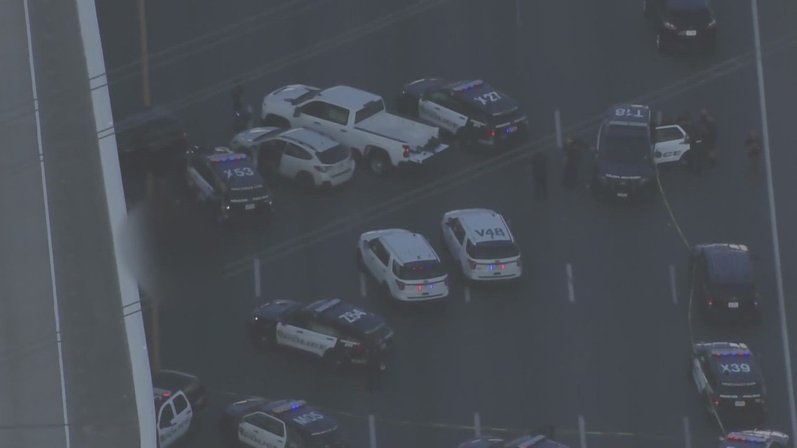Man killed in shootout on Southwest Freeway after kidnapping wife ...