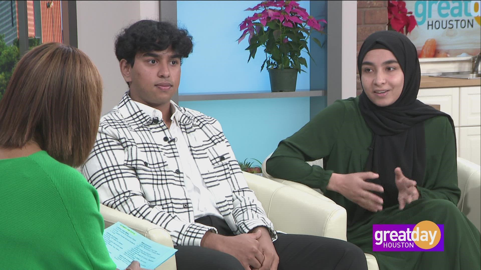 Students Vishnu Nair and Mina Azizi talk about their journey to America, what it means for their lives, and why they're thankful.
