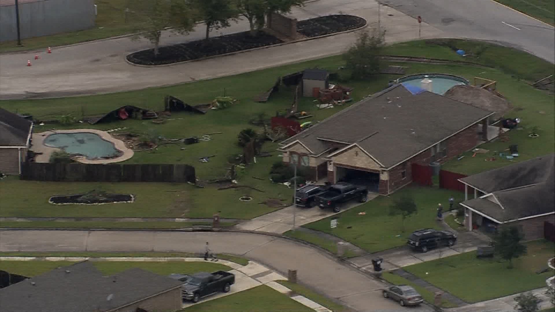 Storms Leave Trail Of Damage In Houston Area; Tornado Hits Mont Belvieu 