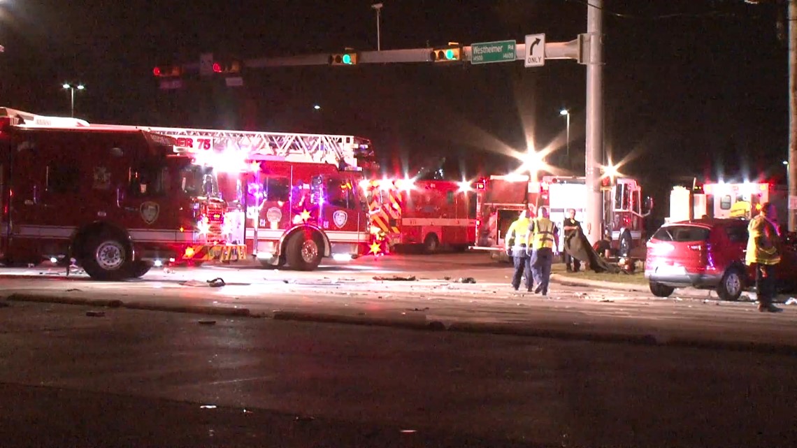 Photos: Driver dies in 2-vehicle crash on Highway 6 | khou.com