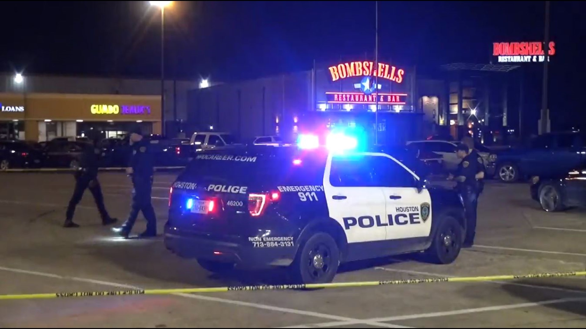 One Person Shot Multiple Times In Bombshells Parking Lot | Khou.com