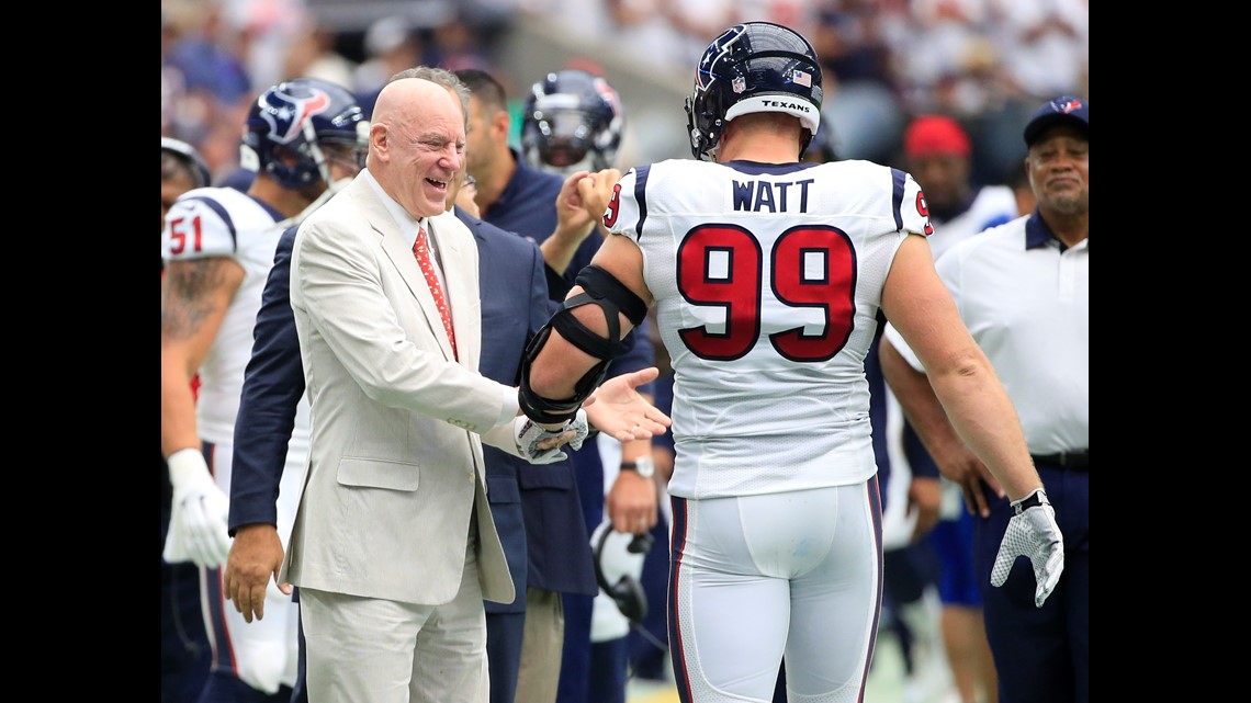 Houston Texans: Bob McNair honored before Monday's victory vs. Titans