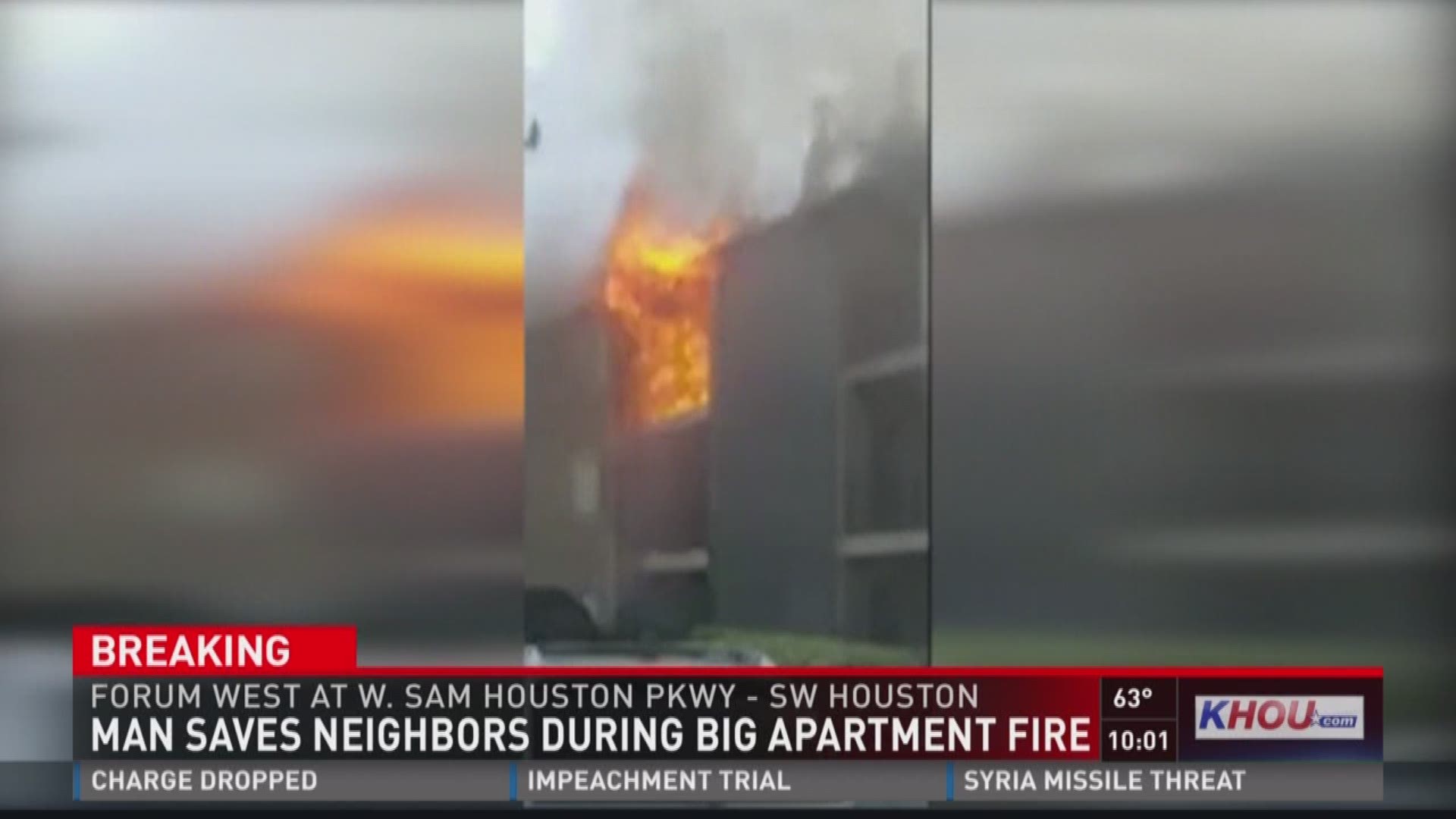 A fire at a southwest Houston apartment complex damaged 24 units Wednesday night.