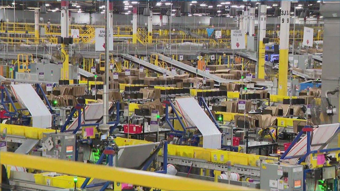 Inside Amazon’s massive Cyber Monday push at its north Houston robotics facility