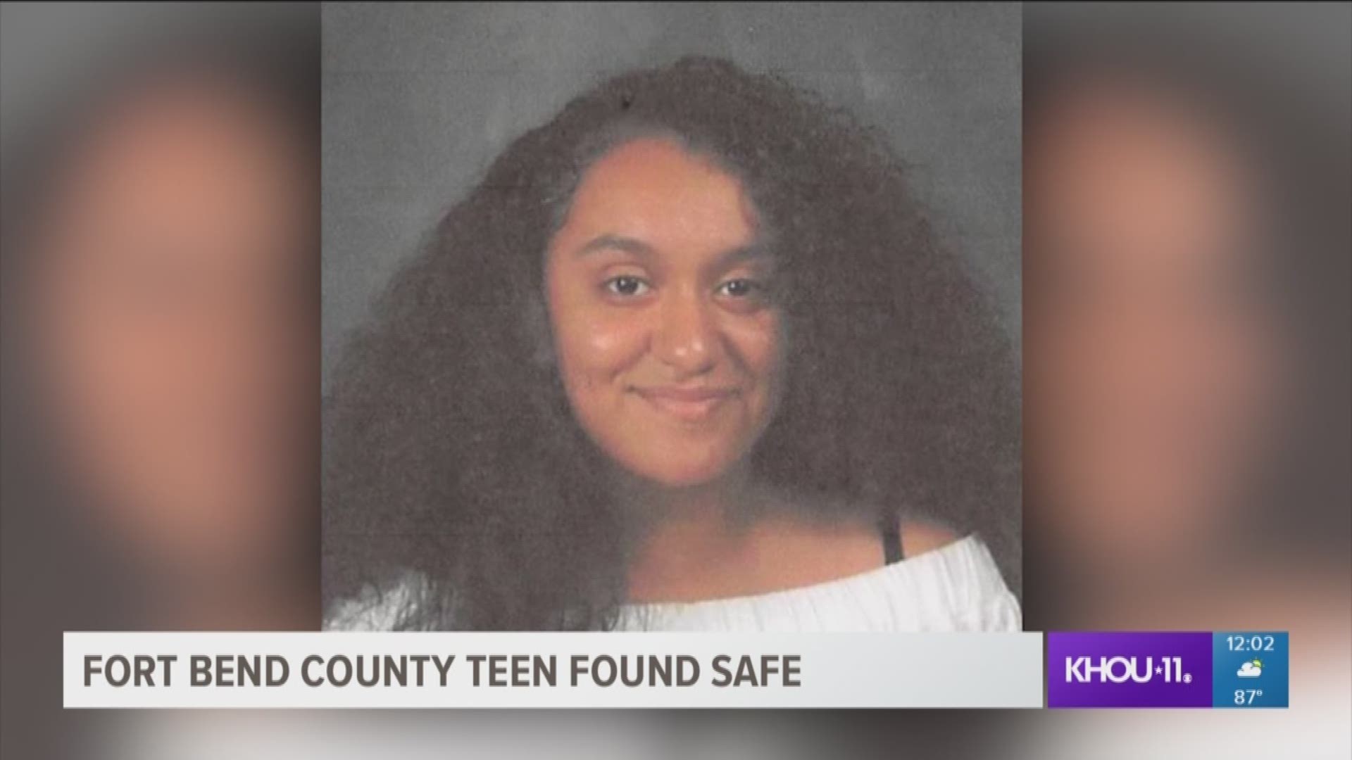 Deputies say Jennifer Vences, 14, has been found safe. 