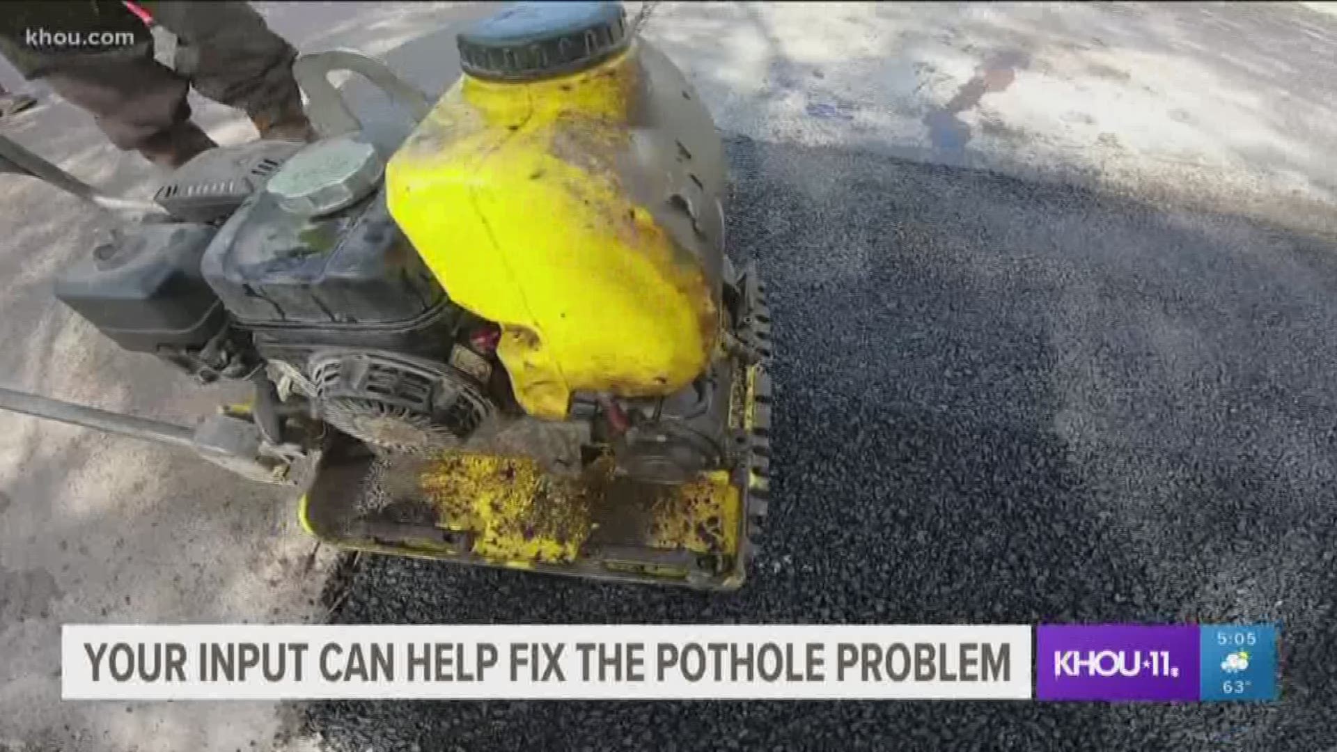 The city of Houston said they filled 34,000 potholes last year. But they would do more if more complaints came in.