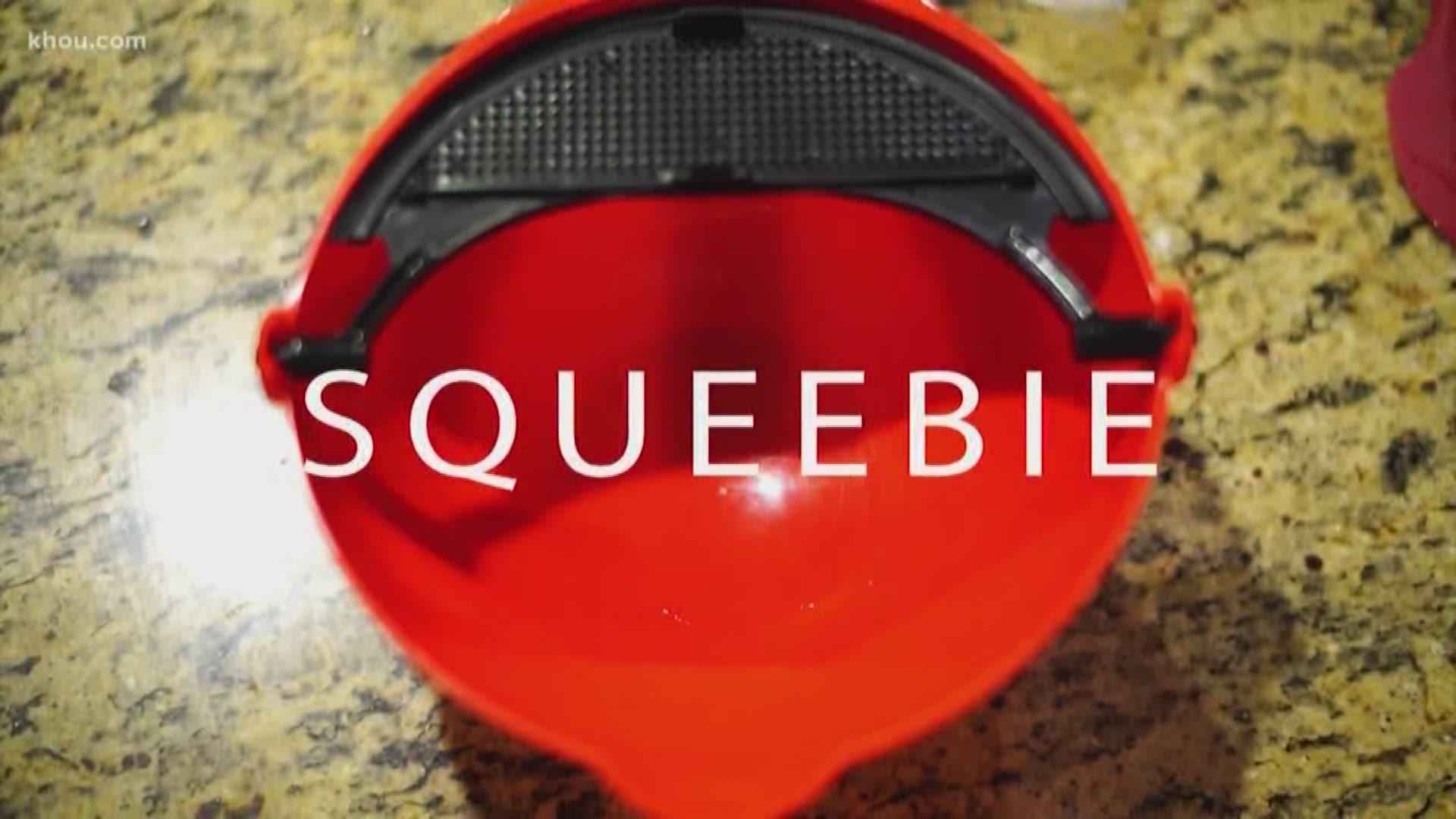 No one has a lot of extra space in the kitchen. So we're trying a multi-purpose mixing bowl called the Squeebie.