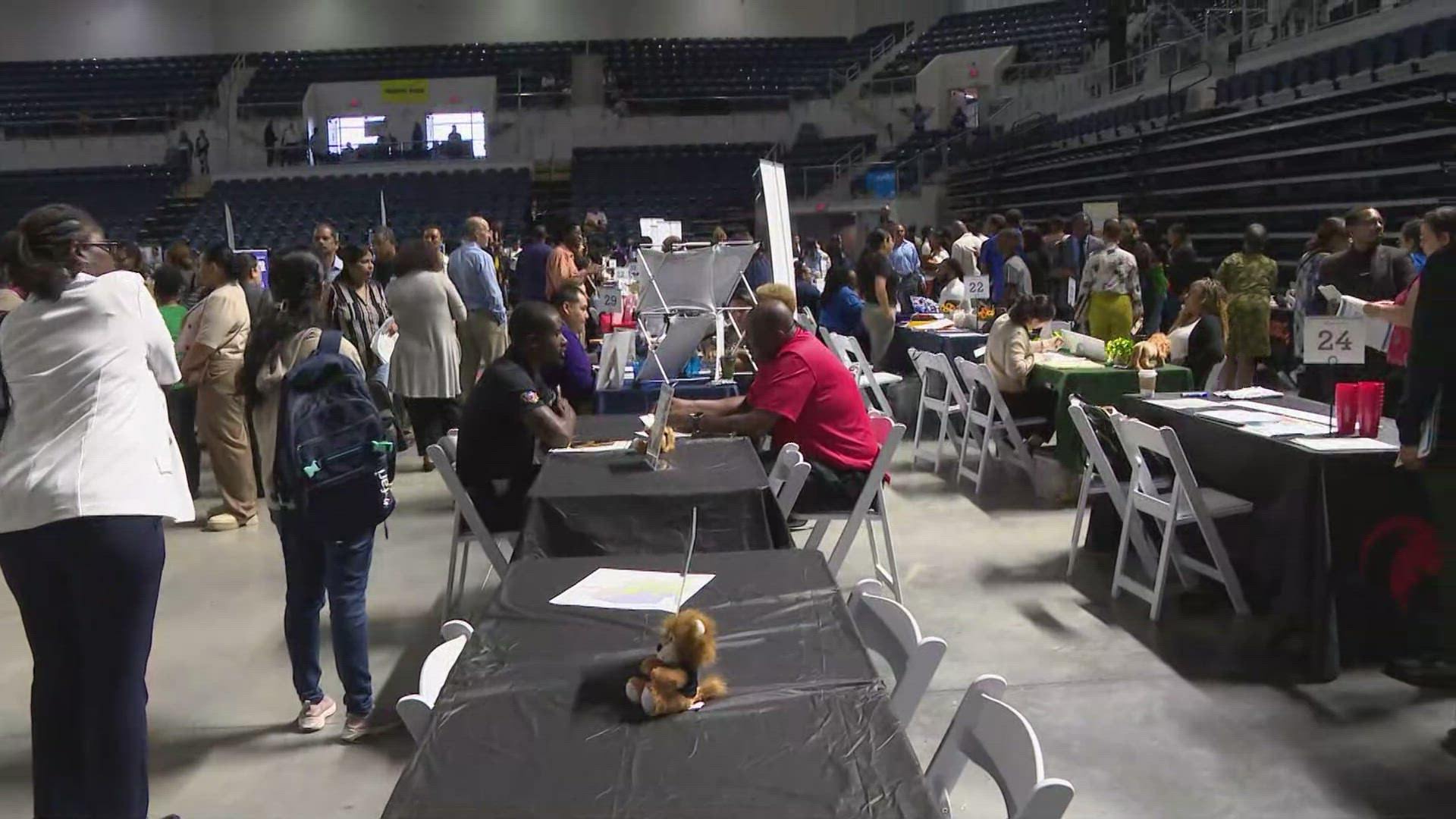 The Houston Independent School District is hosting a hiring event to fill out its teaching staff as kids get ready to head back to school.