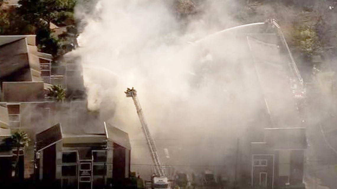 20 apartment homes damaged in La Porte fire