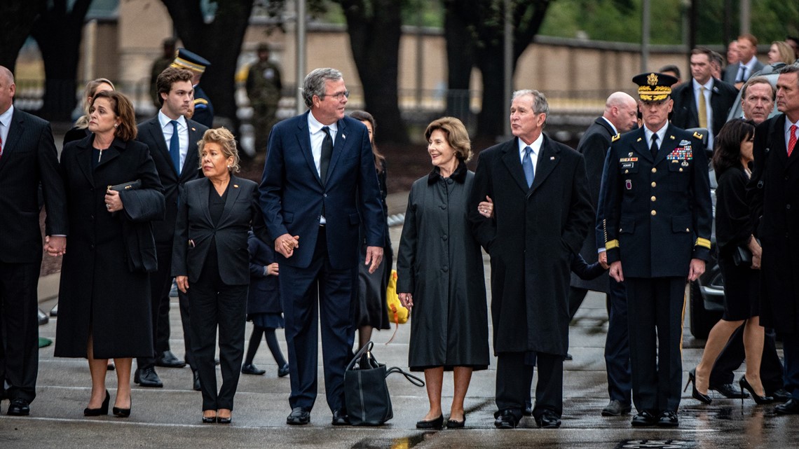 Secret Service Bush President Bush's burial site opens to the public Saturday | khou.com