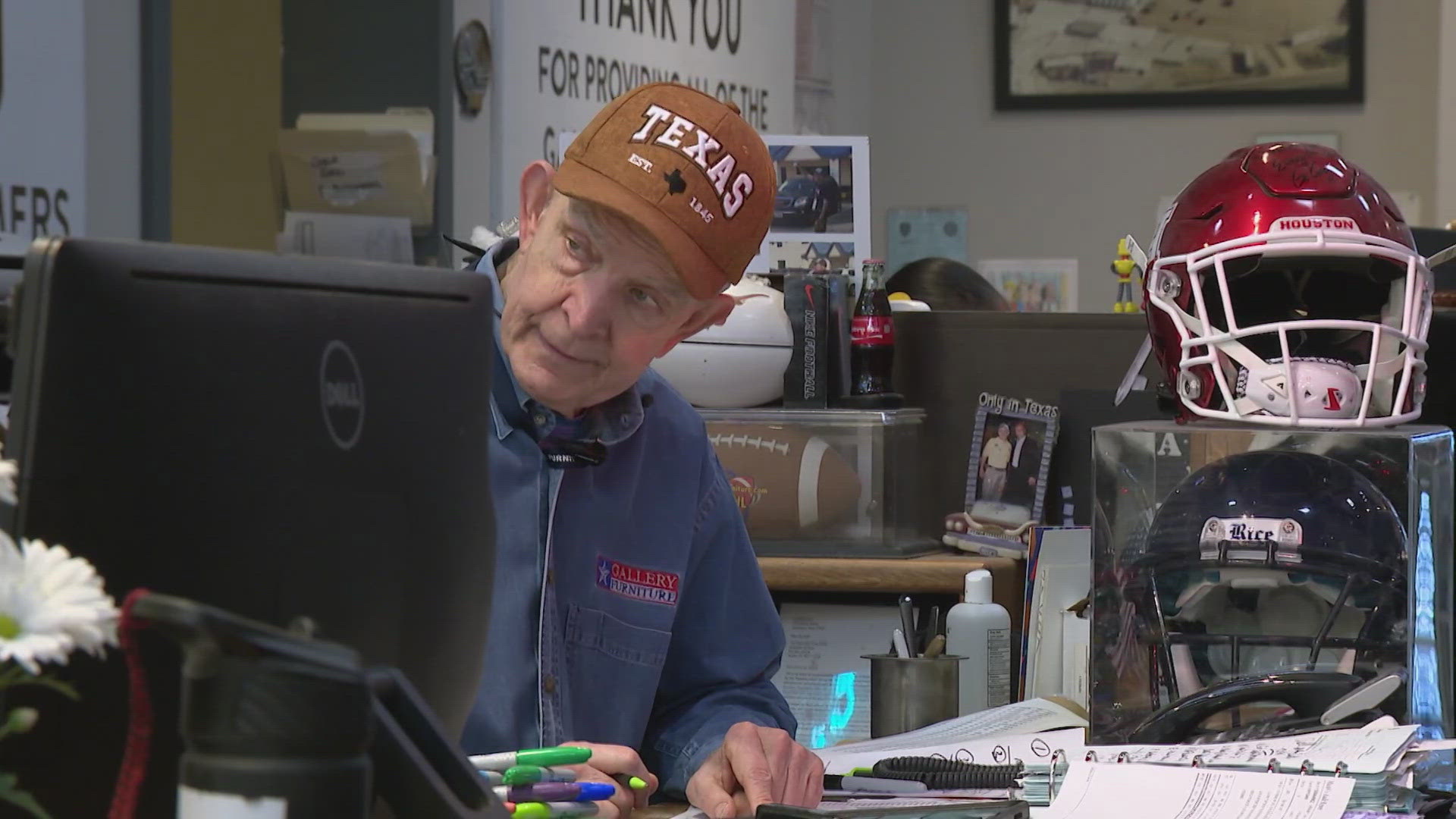 Mattress Mack posted on X when he checked in for surgery at Methodist Tuesday morning. On Monday, he was right where he usually is -- at Gallery Furniture working.