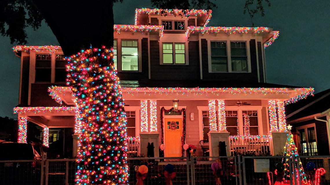 Woodland Heights residents bedazzle their homes for Lights in the