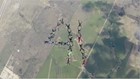 Skydive Spaceland shares tribute in the sky to Bush 41