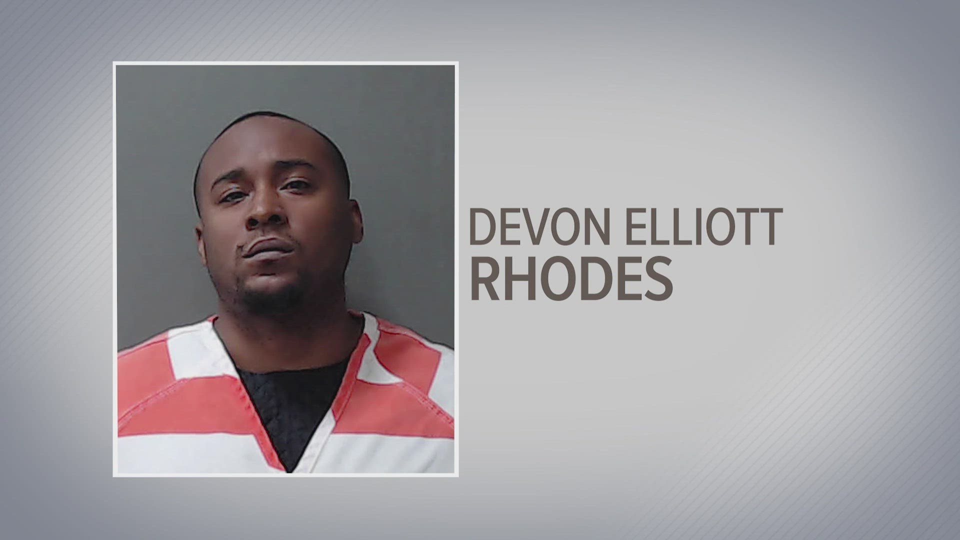 Devon Rhodes, 31, is charged with murder in connection with the shooting death of Kendrick Wilder Monday on the PVAMU campus.
