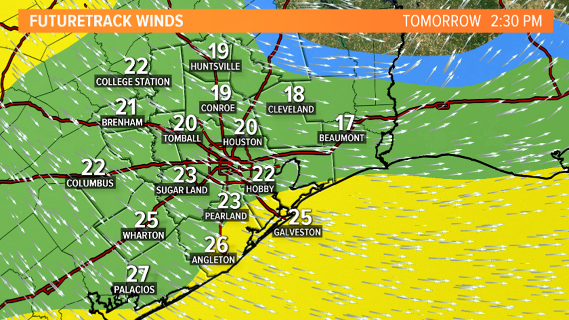 Chita's Weather Blog Storms clear; heavy wind gusts Friday