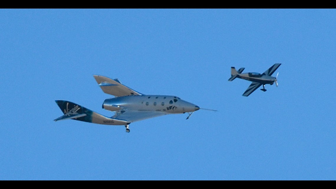 PHOTOS: Tourism rocket ship reaches space on test flight | khou.com